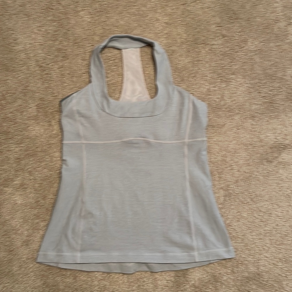 Gray Lululemon halter tank size 10